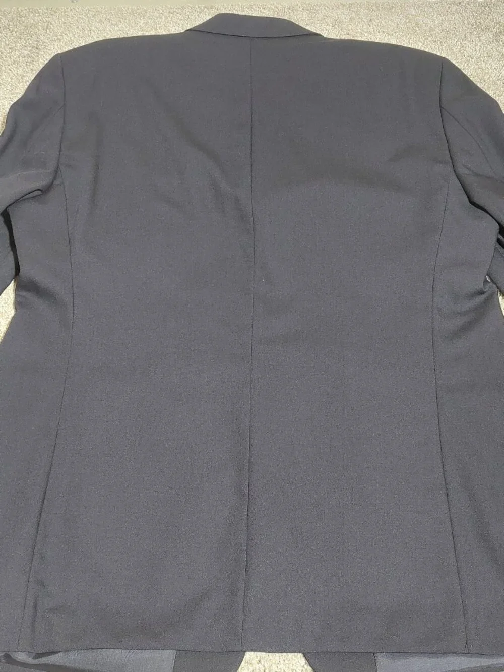Calvin Klein Men's 100% Wool Blazer Sport Coat Midnight blue Size 42R